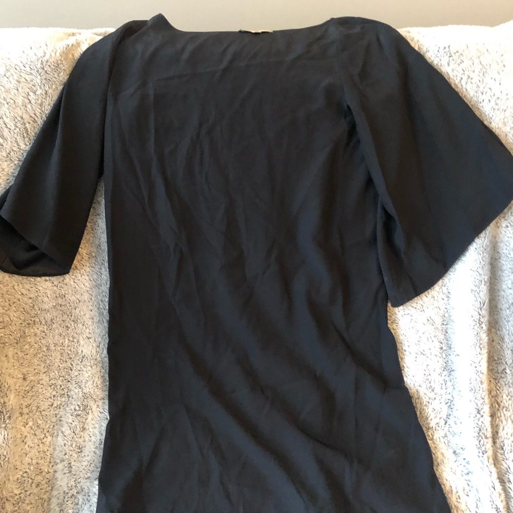 Black long sleeve Elizabeth and James dress